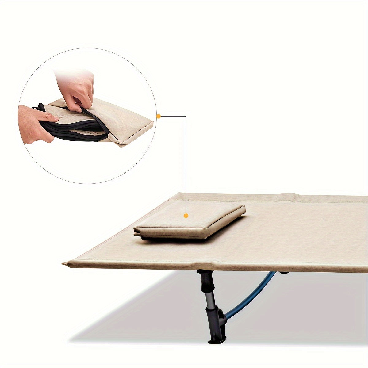 Fundango Ultralight Folding Tent Camping Bed, Portable Compact For Outdoor Travel, Base Camp, Hiking, Mountaineering, Lightweight Backpacking