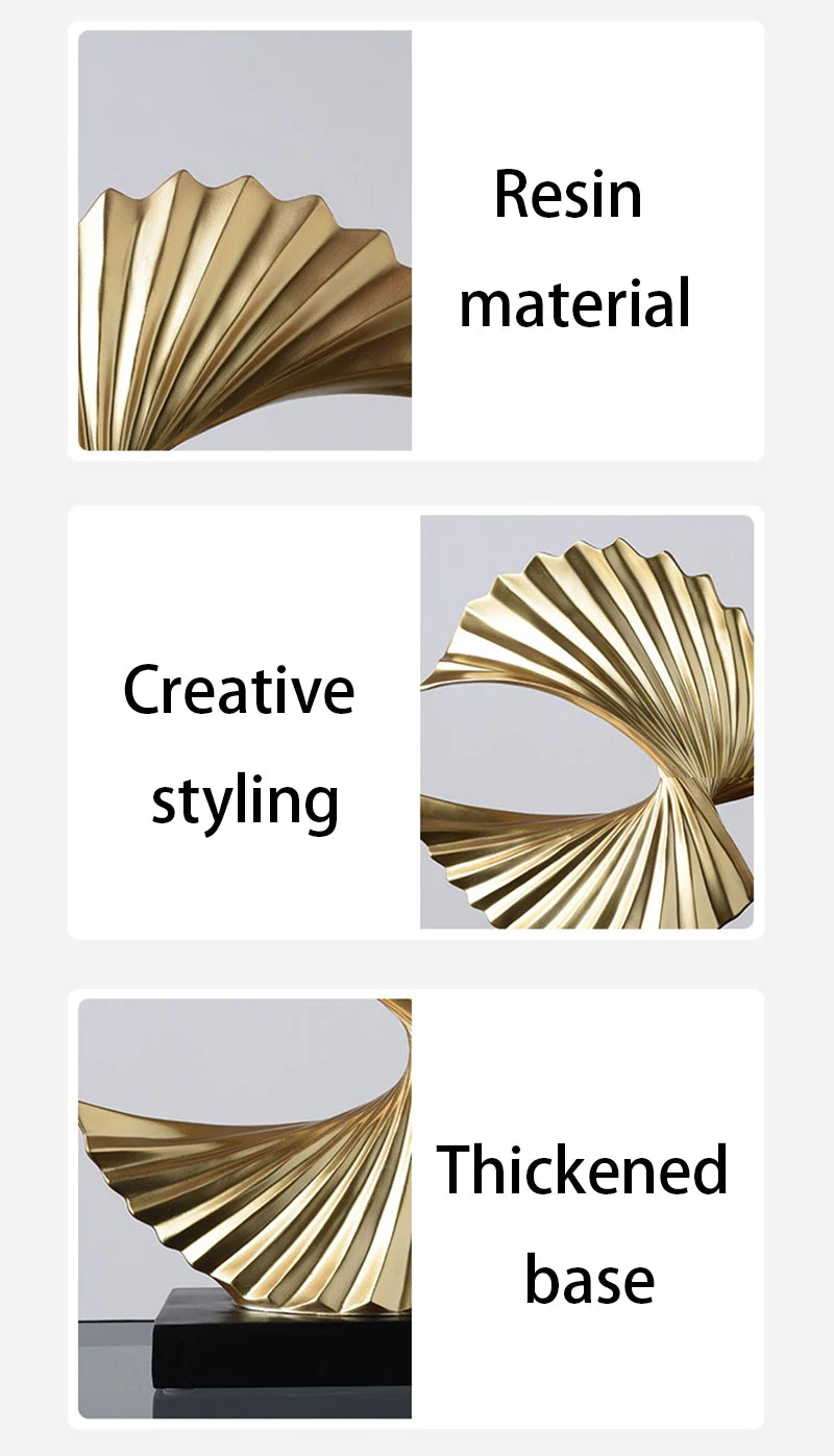 Luxury Figurines Miniatures Decoration Figurines Modern Interior Table Top Creative Sculptures Nordic Aesthetic Home Accessories