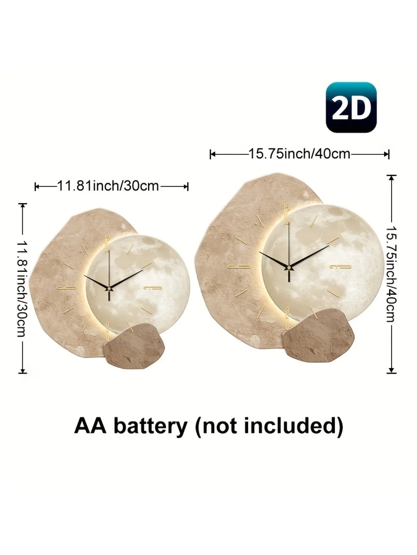 High end feeling, light luxury wall clock, living room 2025 new restaurant decoration, creative clock hanging on the wall