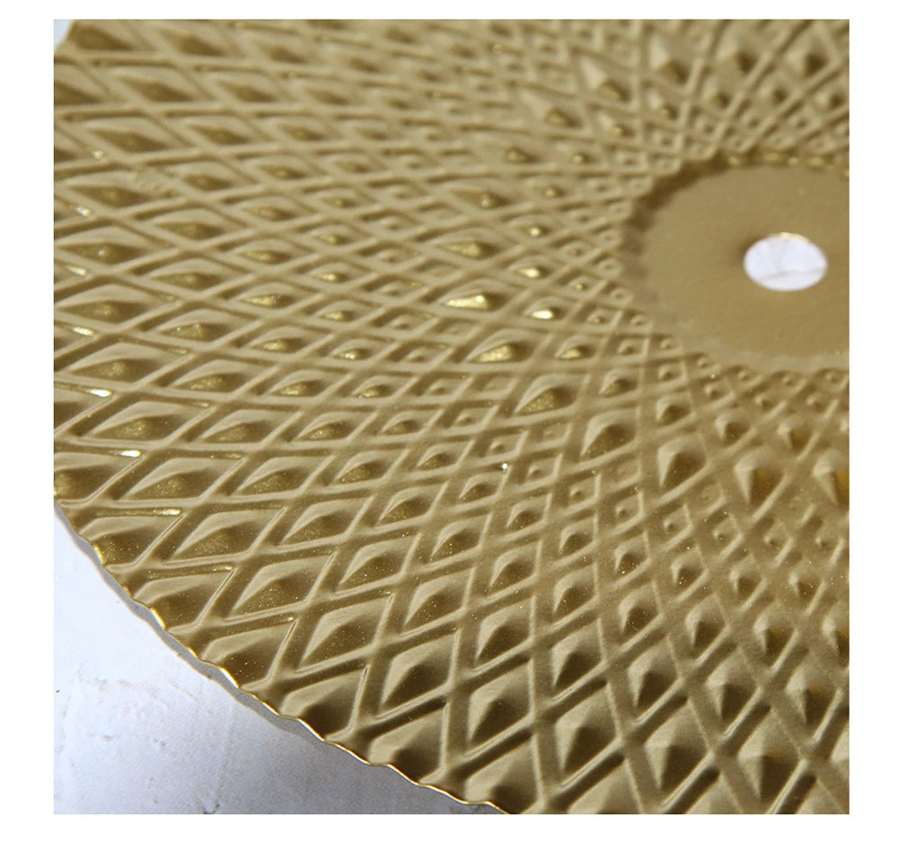 Luxury Round Golden Wall Decoration Hanging Creative Golden Metal Irregular Wall Disc Retro Style Home Decor Wall Pendants