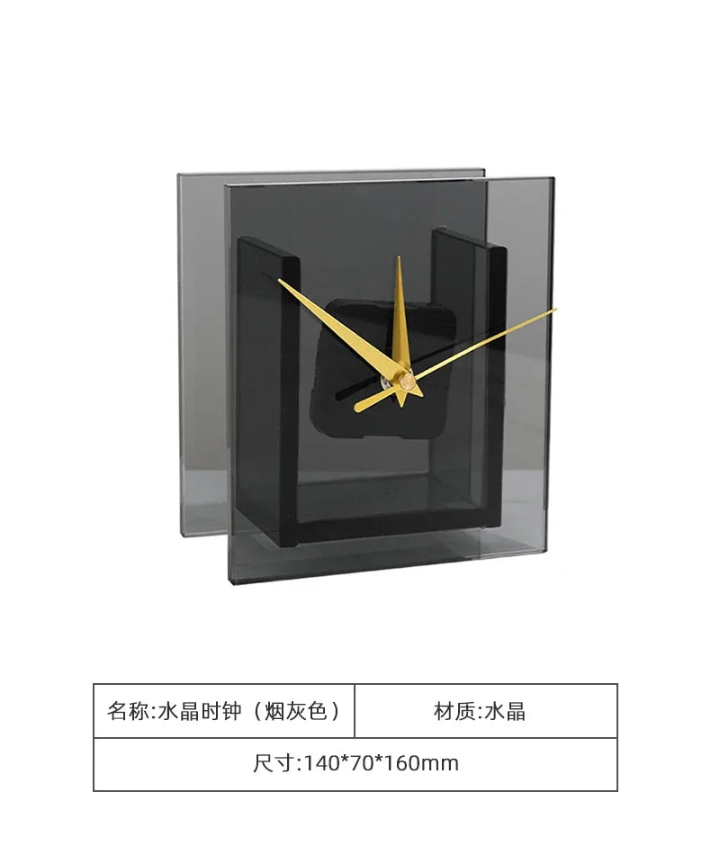 Light Luxury Bedroom Bedside Table, Desktop Clock, Sound System Decoration And Ornament Combination, Modern Minimalist Style