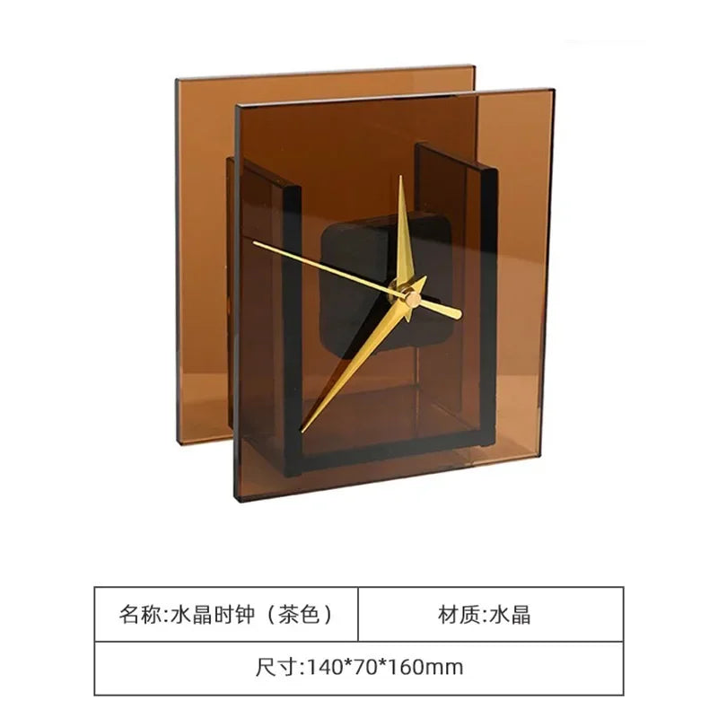 Light Luxury Bedroom Bedside Table, Desktop Clock, Sound System Decoration And Ornament Combination, Modern Minimalist Style