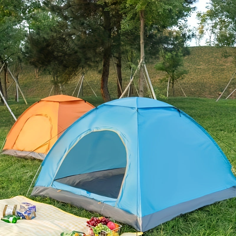 1-2 People Portable Folding Camping Tent, Students Spring and Fall Portable Folding Tent, Can Be Used as a Beach Tent, Hiking and Mountaineering Festival Camp Tent