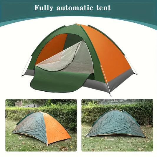 1-2 People Portable Folding Camping Tent, Students Spring and Fall Portable Folding Tent, Can Be Used as a Beach Tent, Hiking and Mountaineering Festival Camp Tent