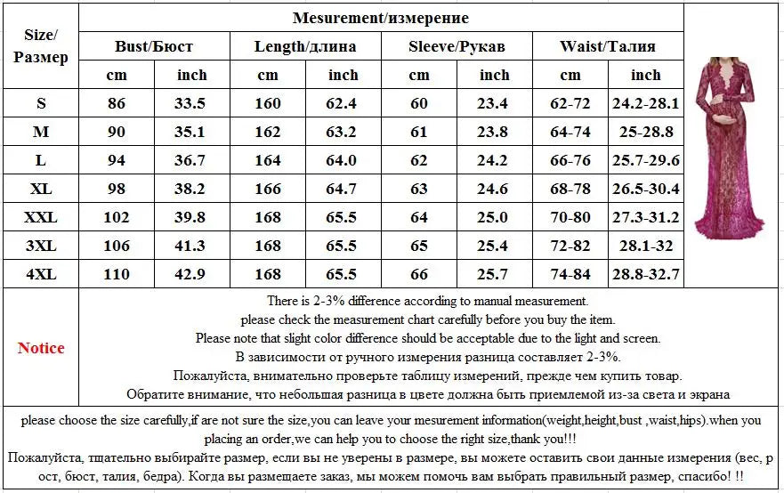 Pregnancy Dress for Photo Shoot Maternity Photography Props Sexy V Neck Lace Maxi Gown Dress Plus Size Pregnant Women Clothes