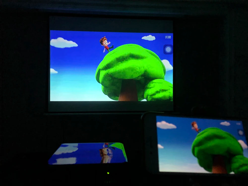 WZATCO D13 Android Mini Pocket Projector 4K Smart Pico DLP Portable LED WIFI Built-in Battery Home Theater Beamer Proyector