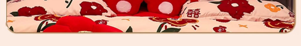 Chinese Wedding Decoration Wall Double Happiness Background Ornament Traditional Wedding Wall Stickers Supplies