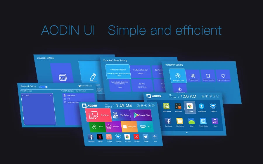 WZATCO D13 Android Mini Pocket Projector 4K Smart Pico DLP Portable LED WIFI Built-in Battery Home Theater Beamer Proyector