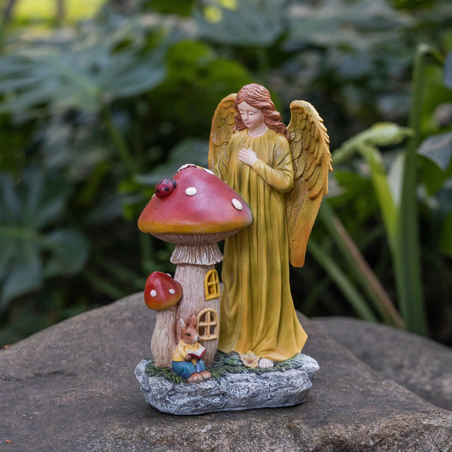 Home Decor American Thanksgiving Decorative Ornaments Autumn Harvest Solar Luminous Angels Large Decoration Decorative Gifts