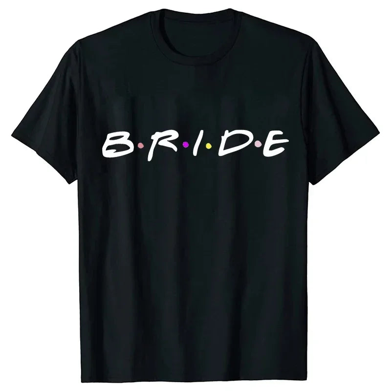Engagement Bachelorette Party Tshirt Wine Crew Top Bridesmaid Team Bride Sister Mother of The Groom T Shirt Bridal Shower Tee