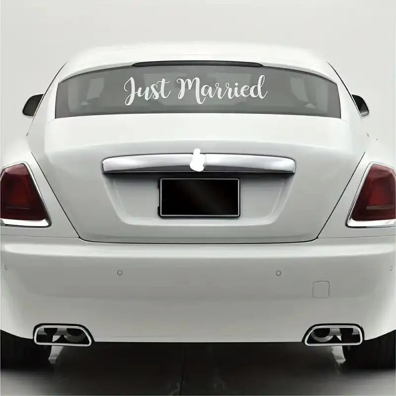 Just Married Make Your Wedding Day Special with Our Wedding Car Sticker Decal Love Honey Darling Room Decor Gift