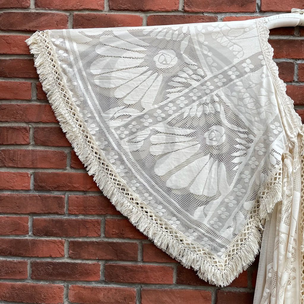 Don&Judy Maternity Dress Boho Photo shoot Maxi Long Sleeve Wedding Party Evening Ivory Gown for Bride Pregnant Women Photography