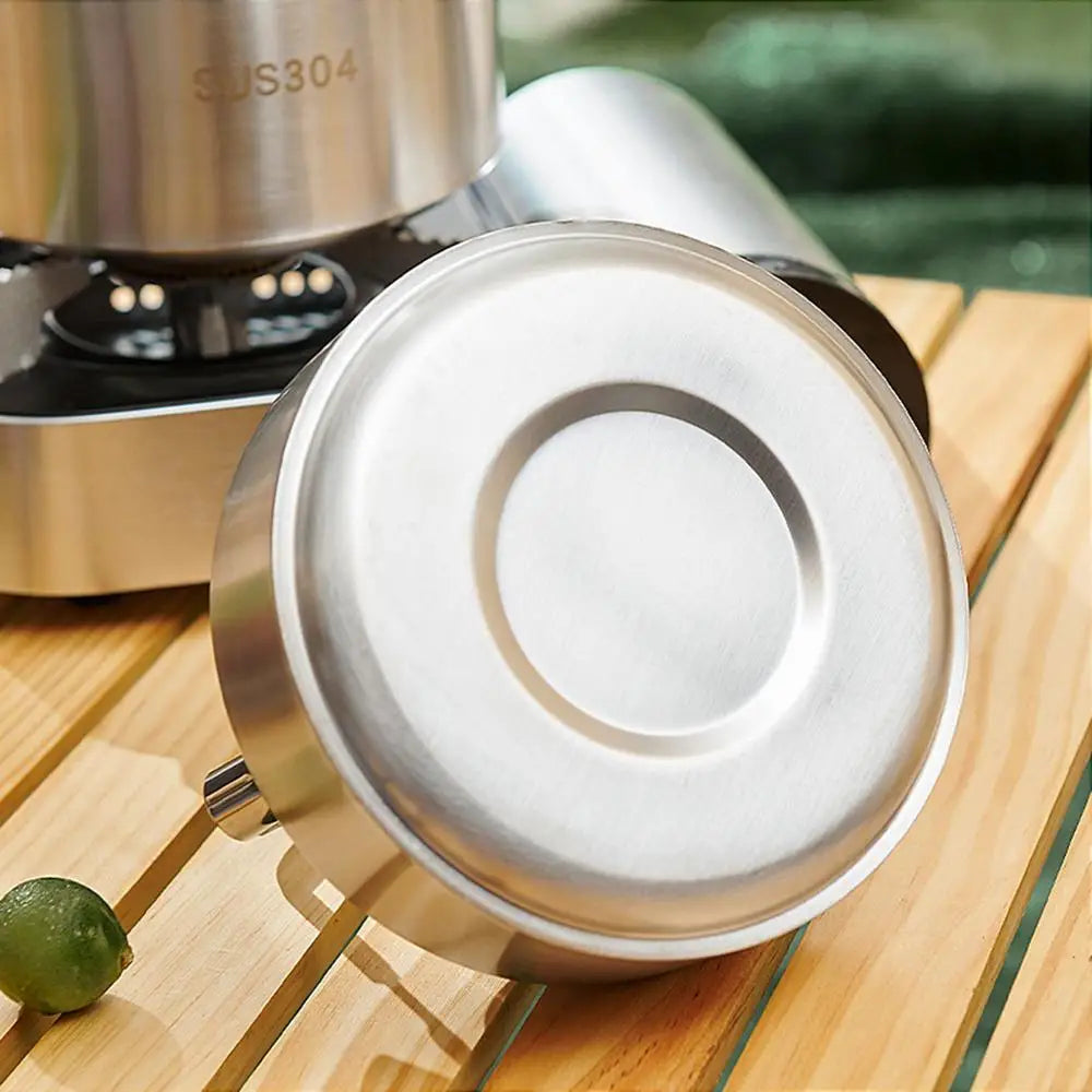 Camping Water Kettle 1L/1.5L Outdoor Coffee Kettle Tableware Picnic Supplies Equipment Utensils Camping Tea Kettle Cookware