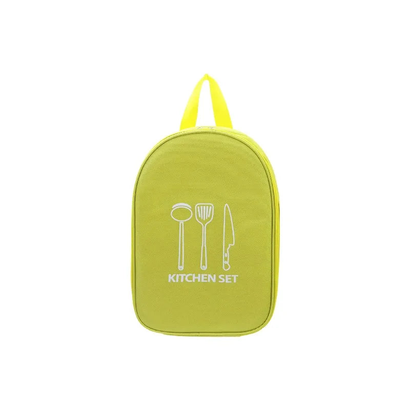 Portable outdoor cookware storage bag, outdoor camping kitchenware storage bag, tableware, picnic supplies,camping tools storage