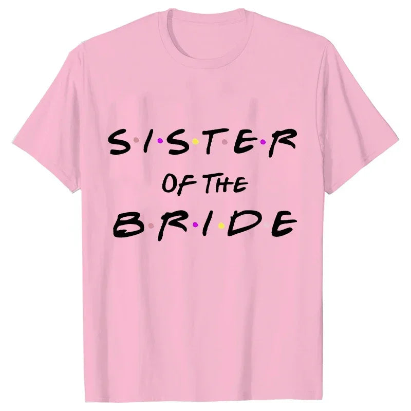 Engagement Bachelorette Party Tshirt Wine Crew Top Bridesmaid Team Bride Sister Mother of The Groom T Shirt Bridal Shower Tee
