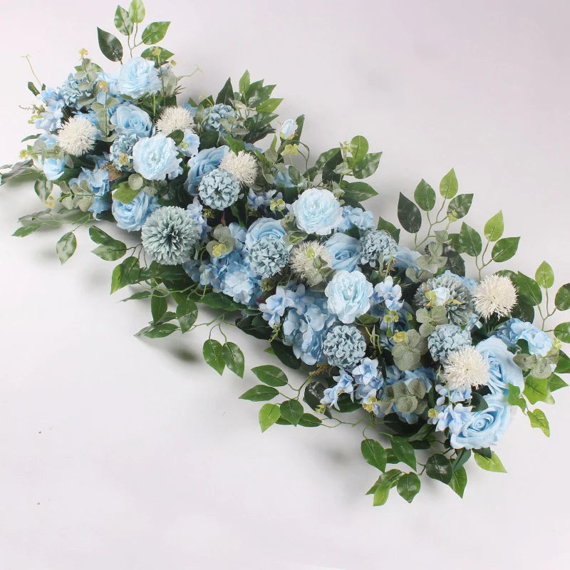 50/100cm DIY Wedding Flower Wall Decoration Arrangement Supplies Silk Peonies Rose Artificial Floral Row Decor Wed Arch Backdrop