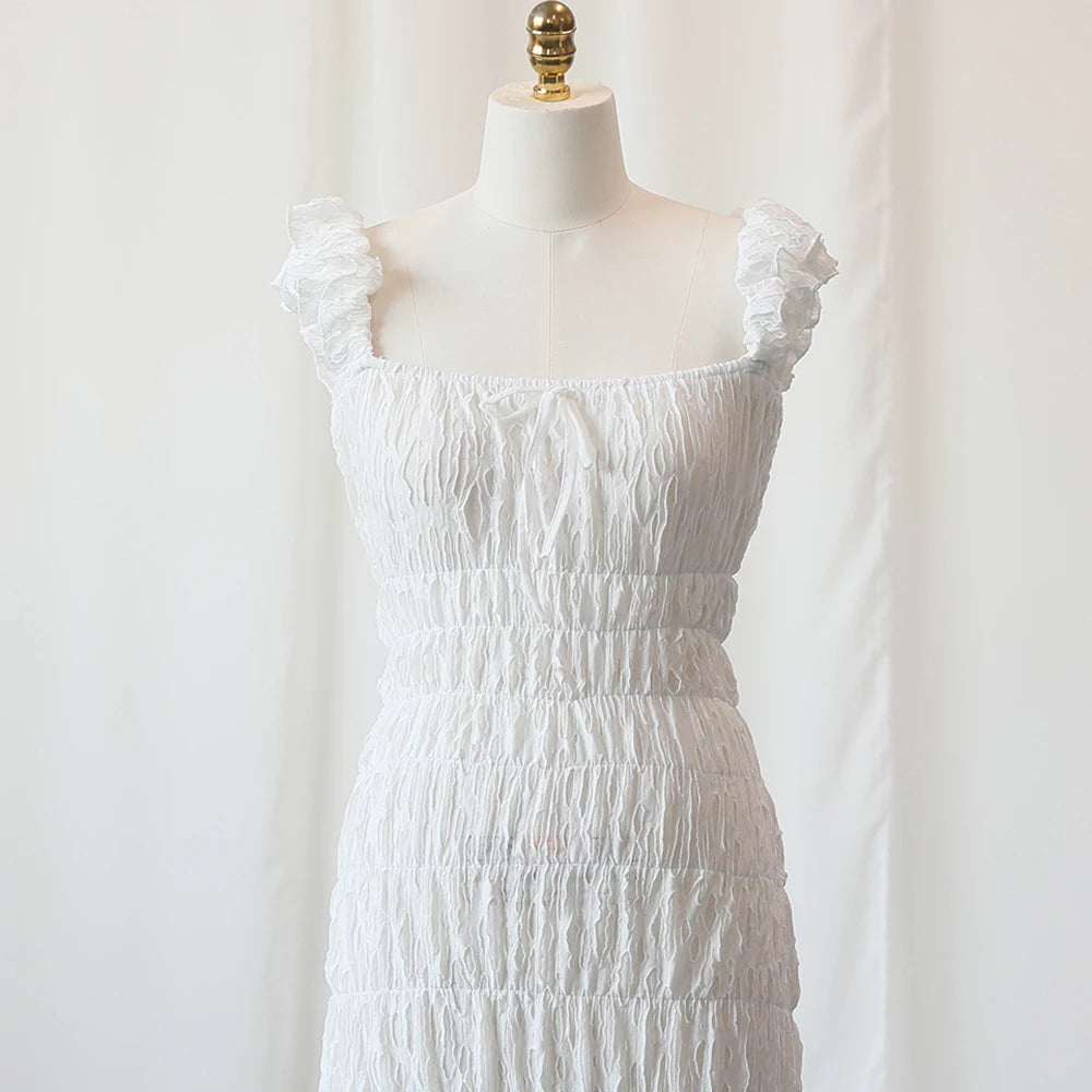 Maternity Dress Photography Studio Pregnancy Gown Elegant Pleated Maxi Skirt Flattering Pregnant Women's Photo Session Dresses