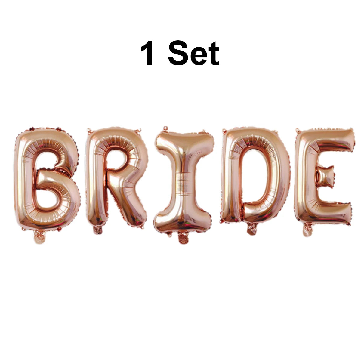 32Inch Giant Bride Balloons Set - Bachelorette Party Decorations Bride Balloons for Bridal Wedding Shower Decorations