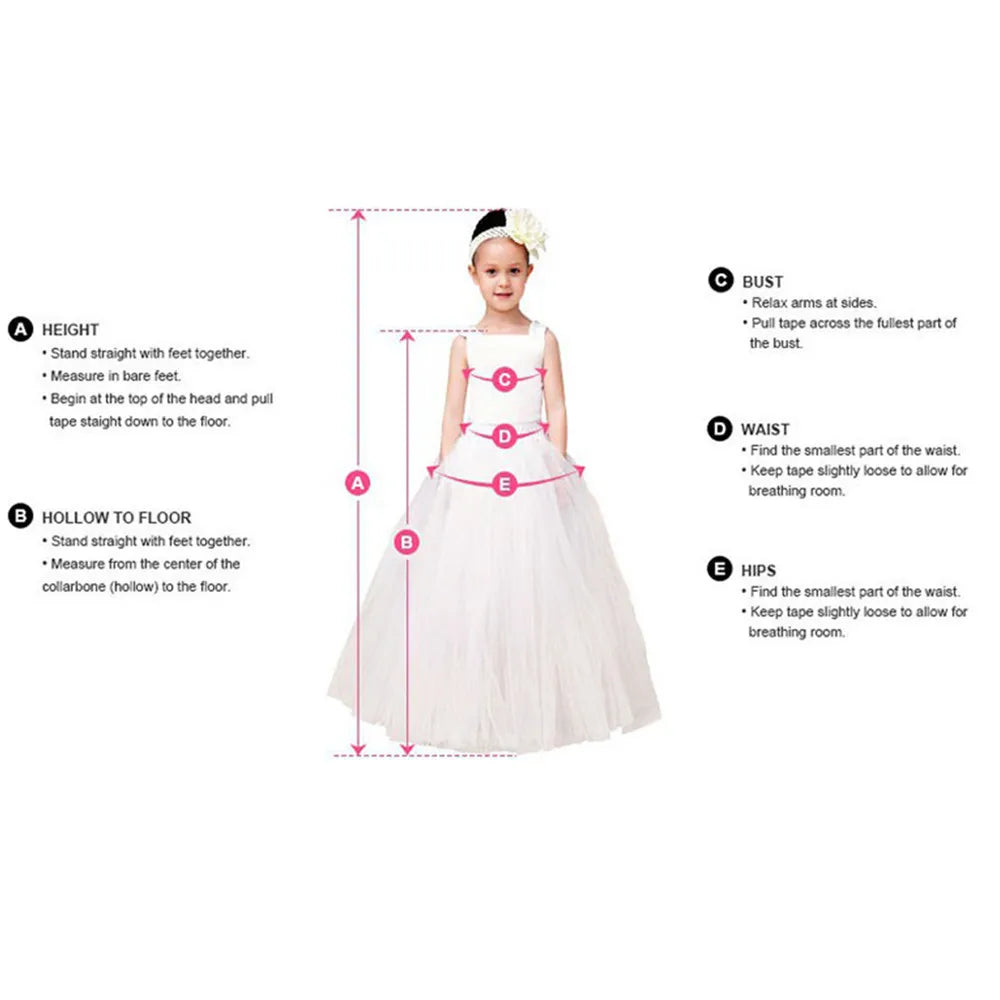 Flower Girl Dresses For Weddings Tulle Princess Lace Sleeve Length Holy First Communion Gowns Party Pageant Dress For Girls