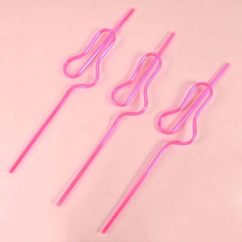 Bachelorette Party Penis Straw Wedding Bridal Shower Favors Supplies Hen Night Aldult Birthday Party Decoration Bride to be Gift