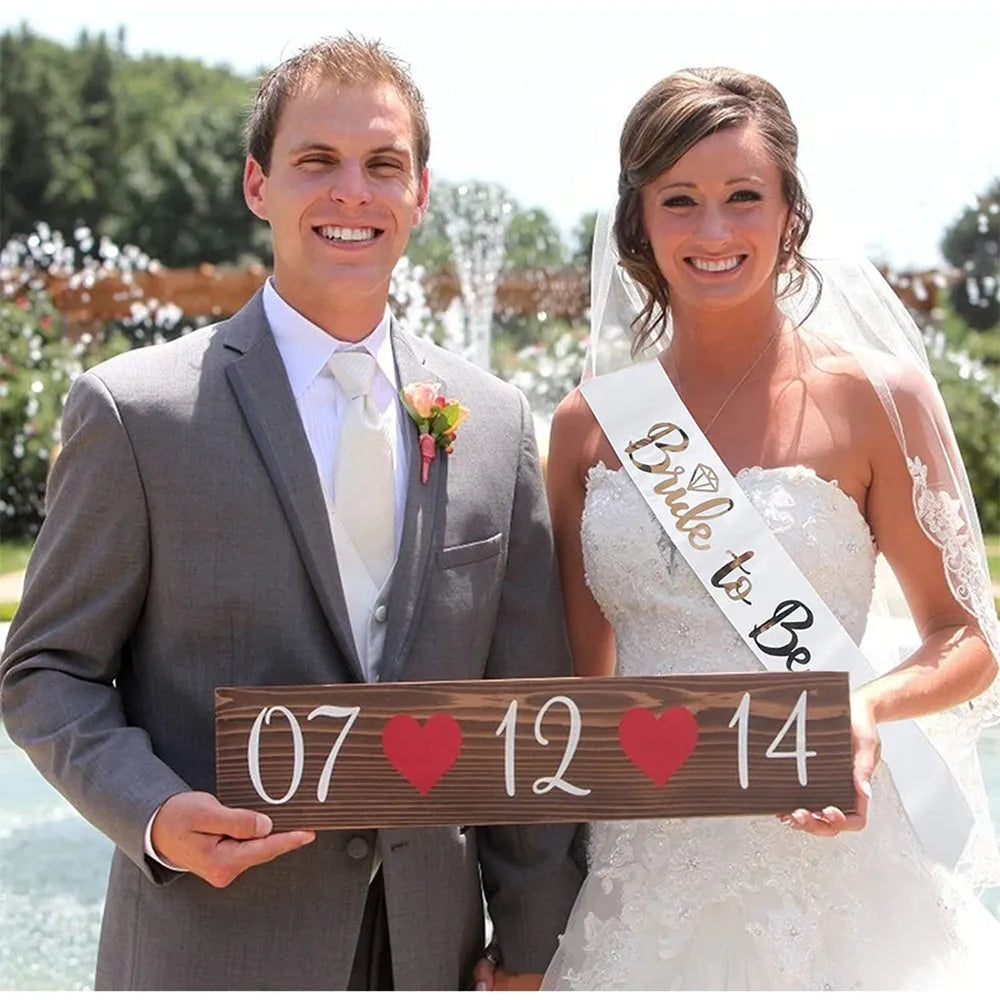 1Set Rose Gold Team Bride To Be Satin Sash Bachelorette Party Decoration Girls Hen Party Wedding Bridal Shower Decor Supplies