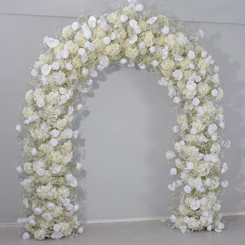 240CM Wedding Decoration Artificial Flowers Circular Arches Decorative Flower Arrangements Proposal Windows Display Backgrounds