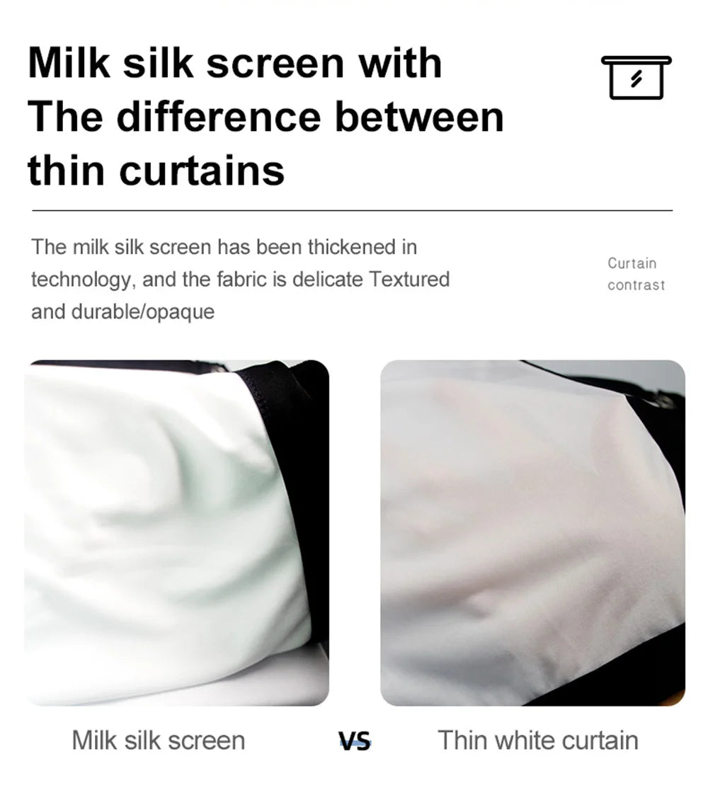 Velec Home Office Projector Screen Curtain Simple 100 120 inch Display Screen Household Bedroom Ornaments Proyector Accessories