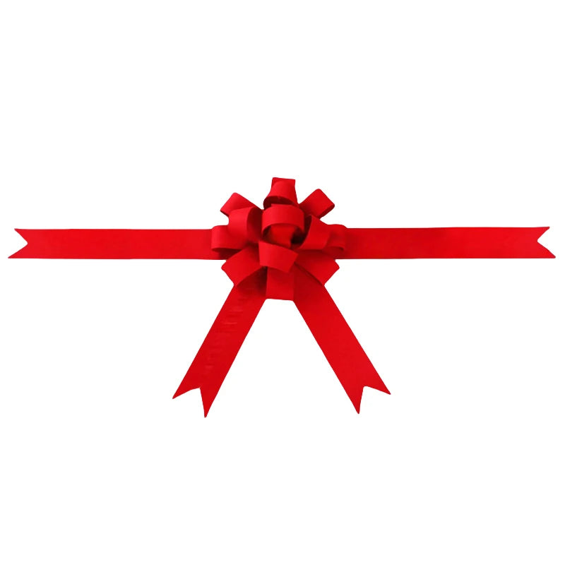 Giant Red Bow Wedding Car 4S Shop Showroom Car Decor Bow Party XMAS Decor Bow Knot New House New Car Delivery Ceremony Bowknot