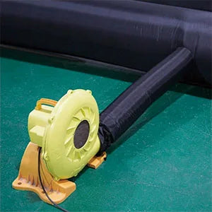 Outdoor 14-30Ft Inflatable Movie Screen with Stand Frame Movie Screen Use in Combination with blower