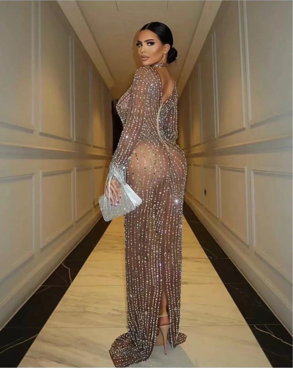 Embellished Maternity Dress for Pregnancy Photoshoot , Pregnant Photoshoot Outfit , Maternity Props