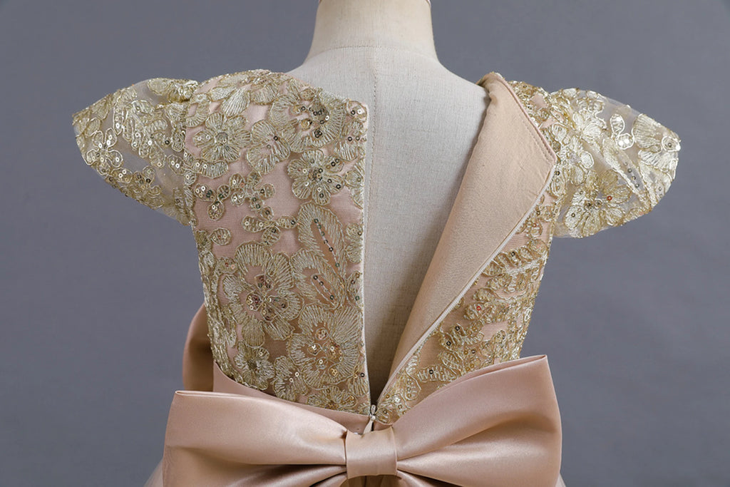 Stunning Little/Big Girls Lace Flower Girl Wedding Bridesmaid Birthday Party Holiday Pageant Easter Prom Fancy Dress