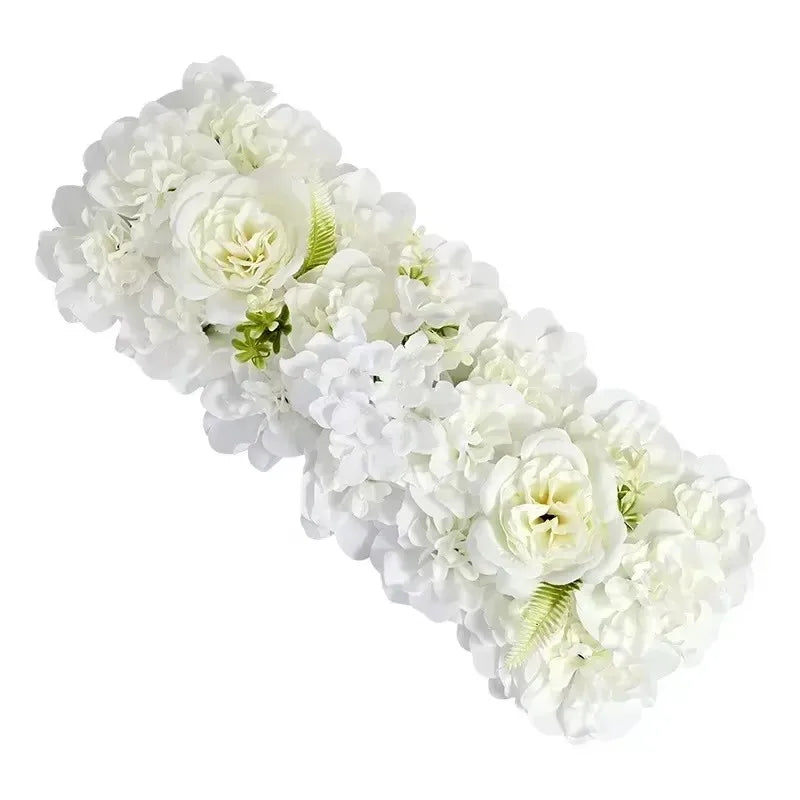 Wedding Flowes Artificial Flower Wall Panels White Flowers For Wedding Decoration Anniversary Decor Festive Party Supplies
