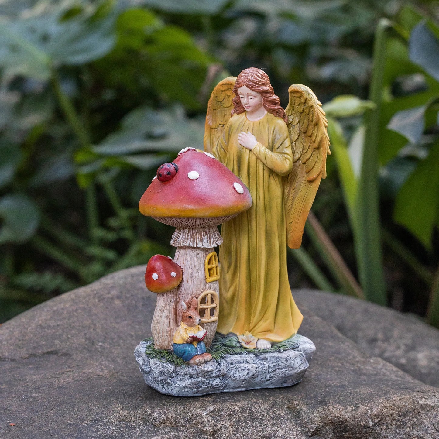 Home Decor American Thanksgiving Decorative Ornaments Autumn Harvest Solar Luminous Angels Large Decoration Decorative Gifts