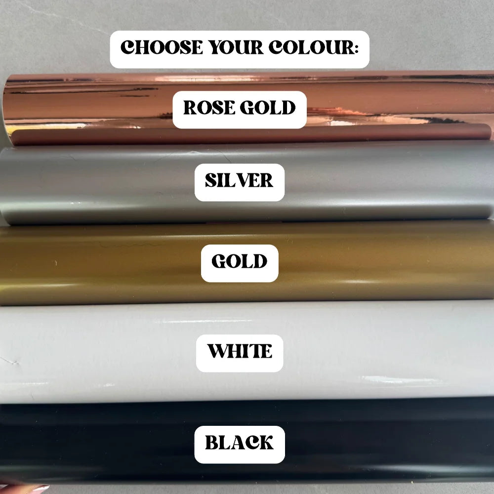 Wedding Mirror Decal Sticker Custom Welcome Sign Vinyl Gold Foil Bienvenidos A Nuestra Boda Name And Dates Mariage Decor