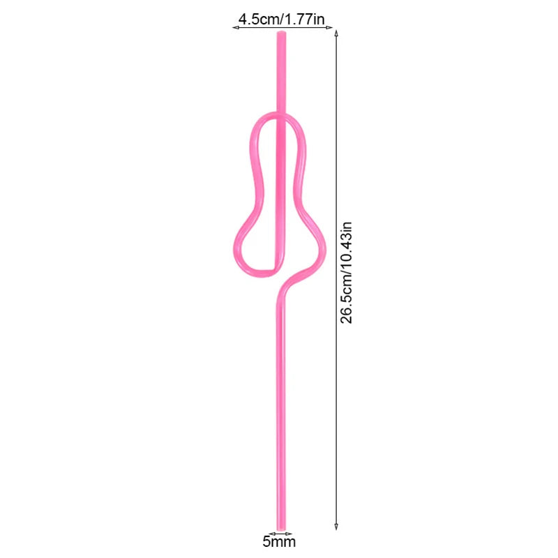 Bachelorette Party Penis Straw Wedding Bridal Shower Favors Supplies Hen Night Aldult Birthday Party Decoration Bride to be Gift