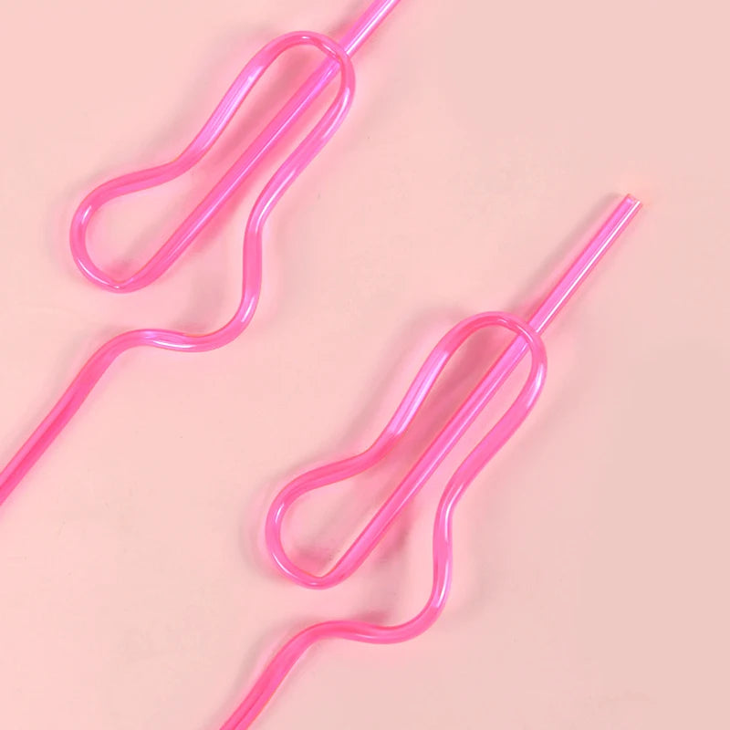 Bachelorette Party Penis Straw Wedding Bridal Shower Favors Supplies Hen Night Aldult Birthday Party Decoration Bride to be Gift