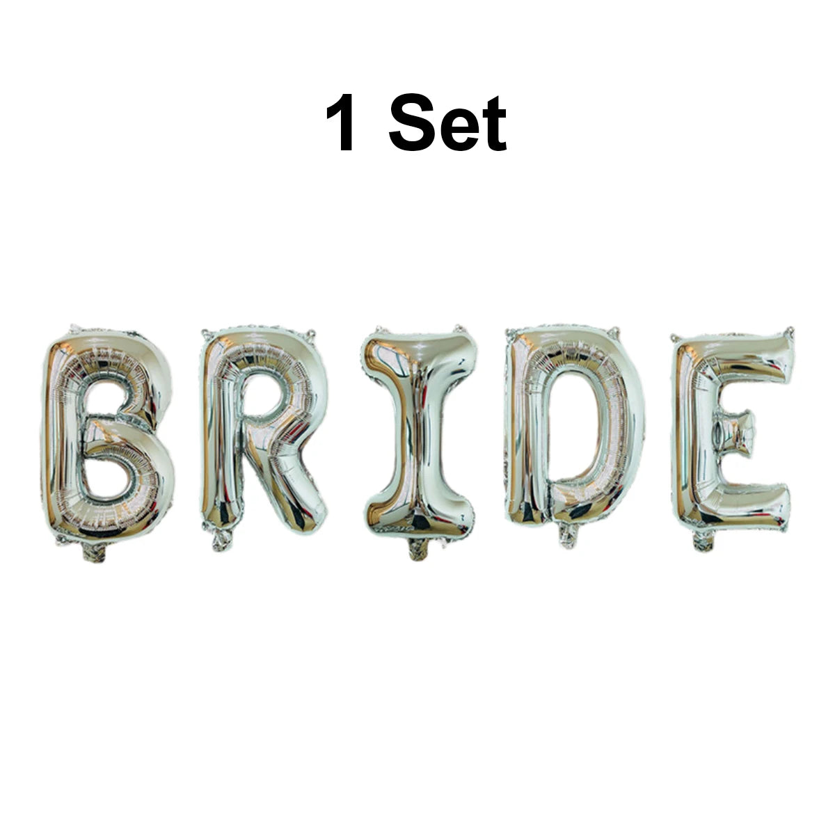 32Inch Giant Bride Balloons Set - Bachelorette Party Decorations Bride Balloons for Bridal Wedding Shower Decorations