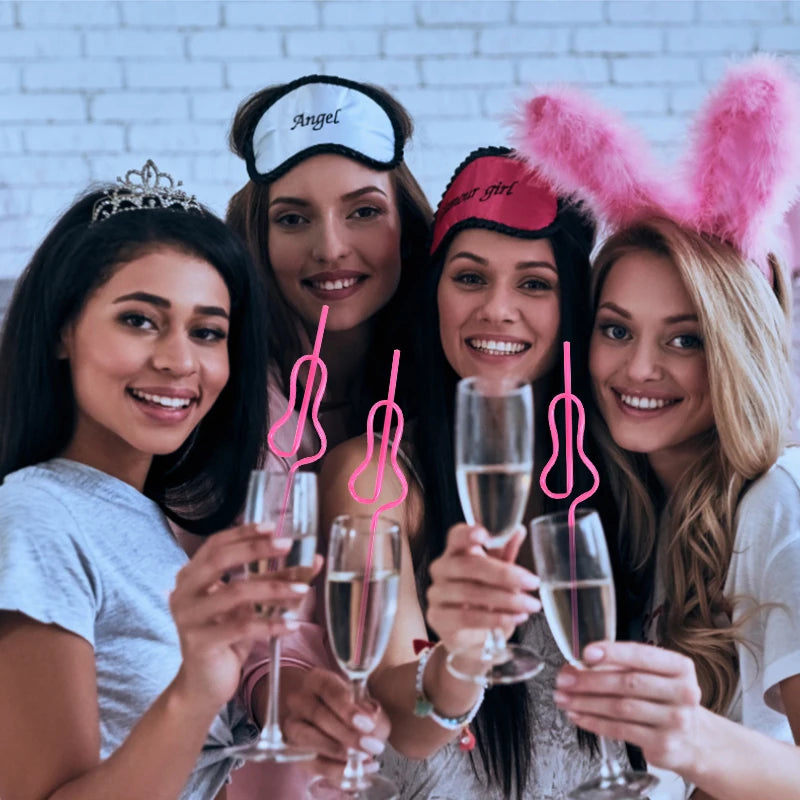 Bachelorette Party Penis Straw Wedding Bridal Shower Favors Supplies Hen Night Aldult Birthday Party Decoration Bride to be Gift