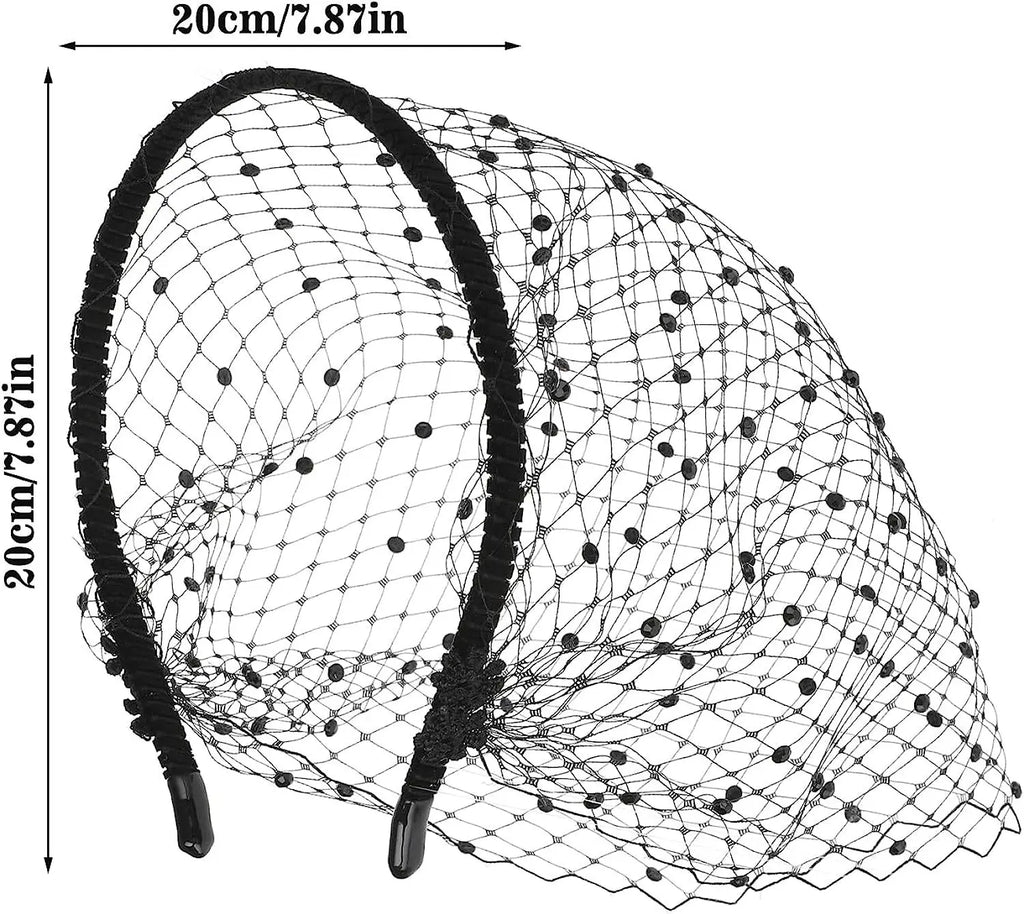 Elegant Bridal Birdcage Veils For Wedding Headdress Flower Face Veil Blusher Veils Women Fascinators Prom Party Hair Accesories