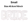 32Inch Giant Bride Balloons Set - Bachelorette Party Decorations Bride Balloons for Bridal Wedding Shower Decorations
