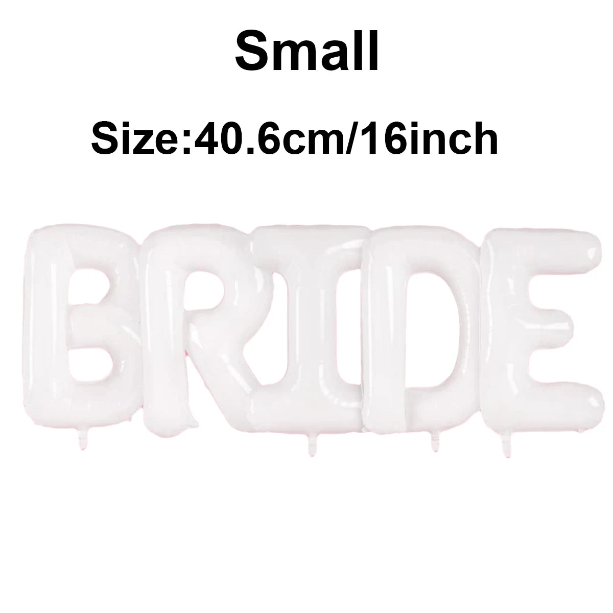 32Inch Giant Bride Balloons Set - Bachelorette Party Decorations Bride Balloons for Bridal Wedding Shower Decorations