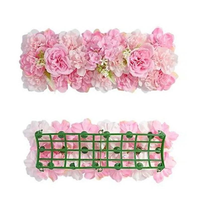 Wedding Flowes Artificial Flower Wall Panels White Flowers For Wedding Decoration Anniversary Decor Festive Party Supplies