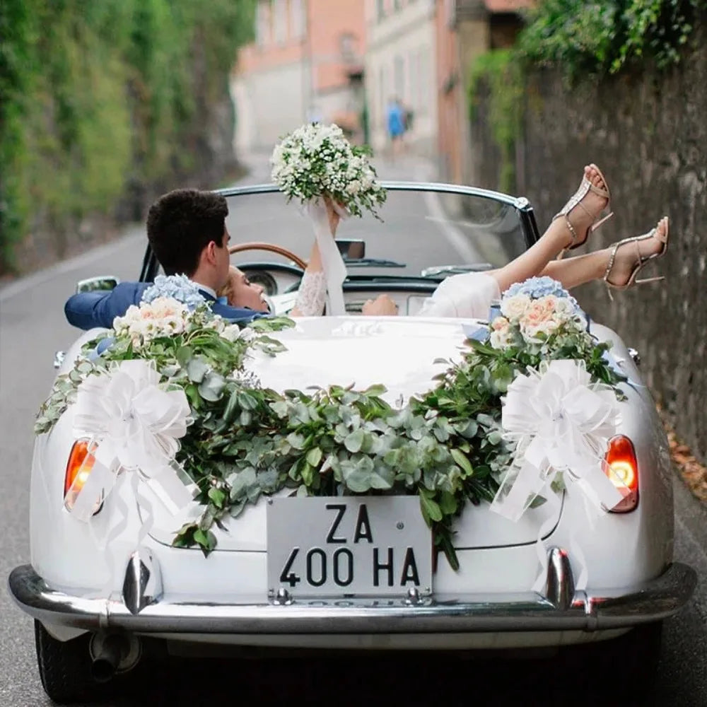 10-20Pcs Wedding Car Bow Ribbons Christmas Gift Wrap Packaging Decoration DIY Craft Flowers Birthday Party Supplies Valentines