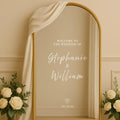 Wedding Mirror Decal Sticker Custom Welcome Sign Vinyl Gold Foil Bienvenidos A Nuestra Boda Name And Dates Mariage Decor