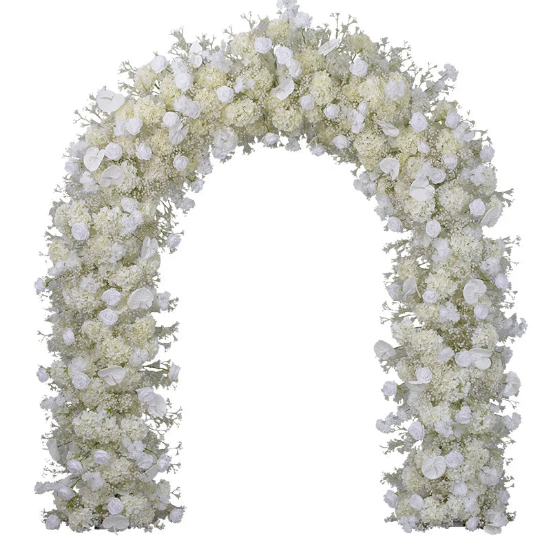 240CM Wedding Decoration Artificial Flowers Circular Arches Decorative Flower Arrangements Proposal Windows Display Backgrounds