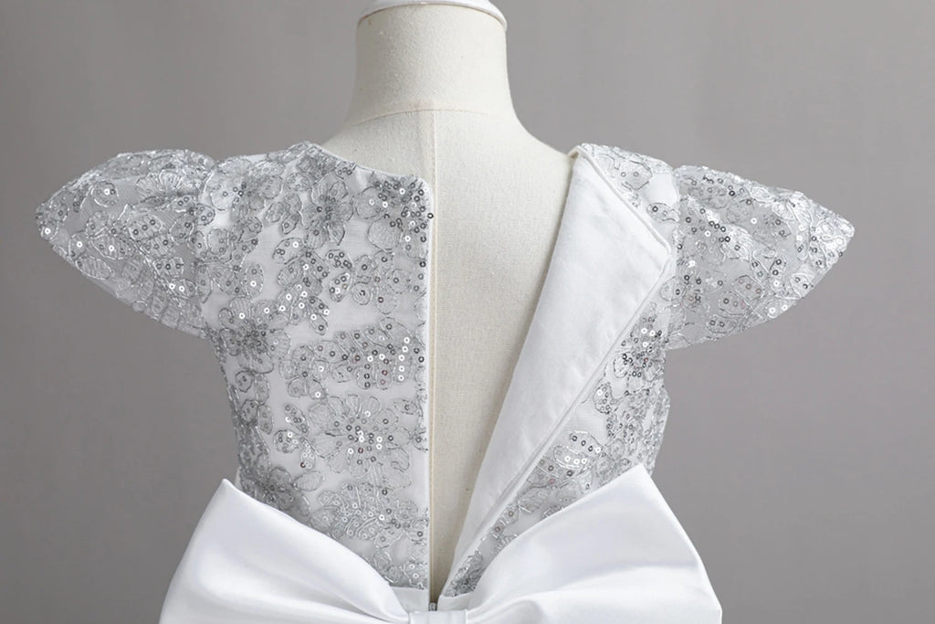 Stunning Little/Big Girls Lace Flower Girl Wedding Bridesmaid Birthday Party Holiday Pageant Easter Prom Fancy Dress