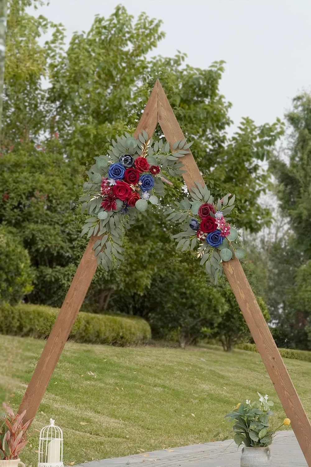 Romantic White Artificial Wedding Flowers Artificial Arch Flowers Artificial Wedding Arch Flowers Kit Wedding Welcome Sign Decor