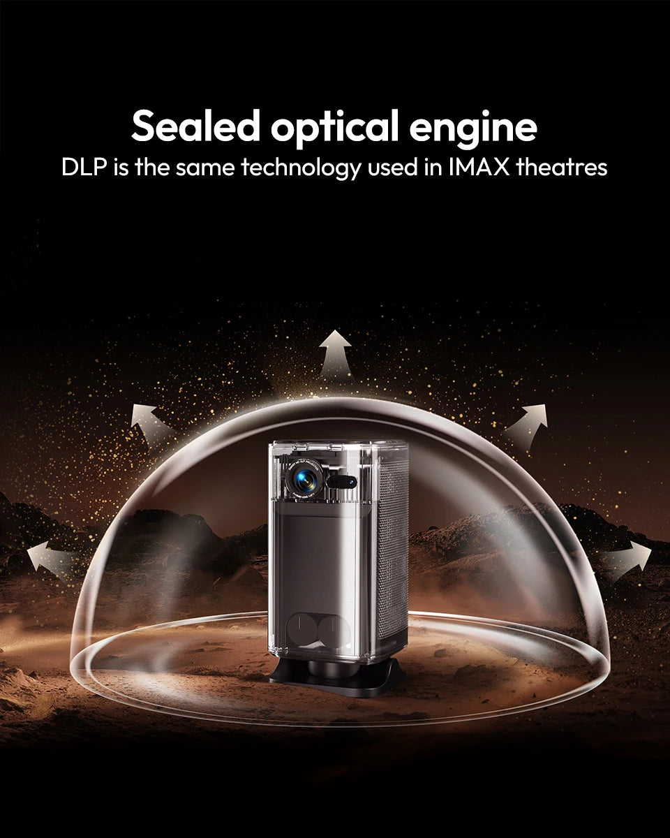 BYINTEK P70X Portable Mini Projector with Built-in Battery 4K Support 3D Wifi for Outdoor Movie Night Home Theater Projectors