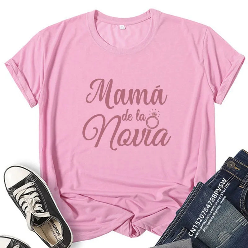 Bachelorette Hen Party T Shirts La Novia Tribu De La Novia Bride Bride Tribe Wedding Shirts Bachelorette Party Favor Gift Shirt
