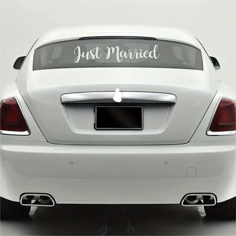 Just Married Make Your Wedding Day Special with Our Wedding Car Sticker Decal Love Honey Darling Room Decor Gift